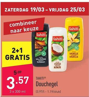 ALDI Douchegel aanbieding