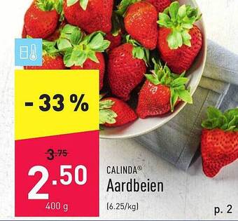 ALDI Aardbeien aanbieding
