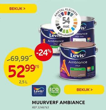 Brico Levis Muurverf Ambiance aanbieding