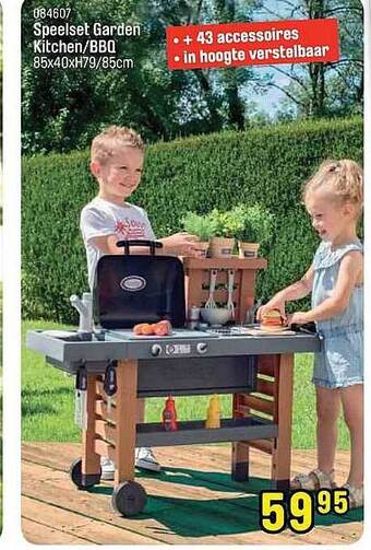 Happyland Speelset Garden Kitchen Bbq aanbieding