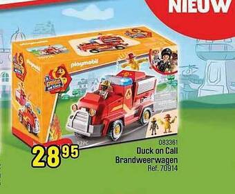 Happyland Duck On Call Brandweerwagen aanbieding