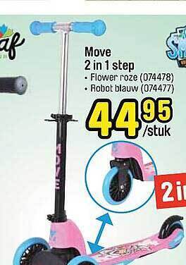 Happyland Move 2 In 1 Step aanbieding