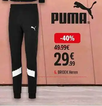 Intersport 6. Broek Heren Puma aanbieding