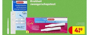 Kruidvat Zwangerschapstest aanbieding