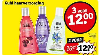 Kruidvat Guhl Haarverzorging aanbieding