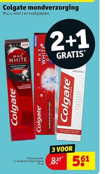 Kruidvat Colgate Mondverzorging aanbieding