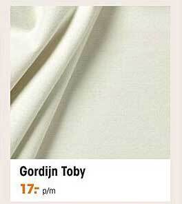 Kwantum Gordijn Toby aanbieding