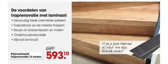 Kwantum Traprenovatie Met Laminaat aanbieding