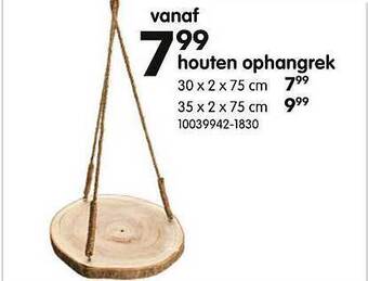 Yess Houten Ophangrek aanbieding