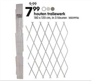 Yess Houten Traliewerk aanbieding