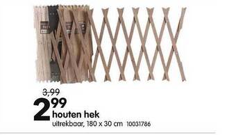 Yess Houten Hek aanbieding