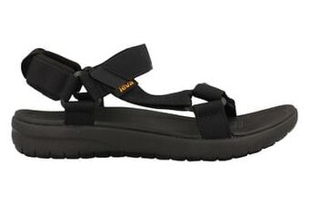 Berca Shoes Teva Sandaal Plat Heren Comfort Sanborn Universal - Zwart aanbieding