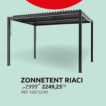 Brico Zonnetent Riaci aanbieding