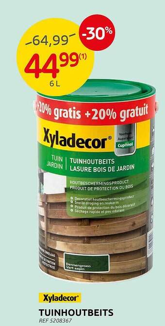Brico Xyladecor Tuinhoutbeits aanbieding