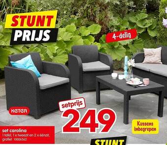 Yess Set Carolina aanbieding