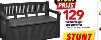 Tuinbank Met Opbergkoffer
