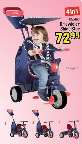 Happyland Driewieler shine star aanbieding