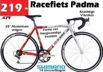 iTEK Racefiets padma aanbieding