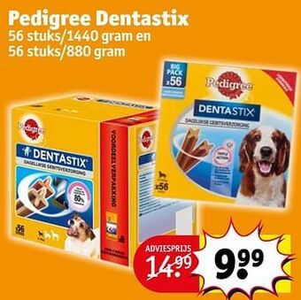Kruidvat Pedigree dentastix aanbieding