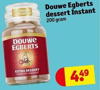 Kruidvat Douwe egberts dessert instant aanbieding