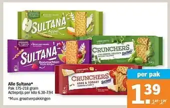 Albert Heijn Sultana aanbieding