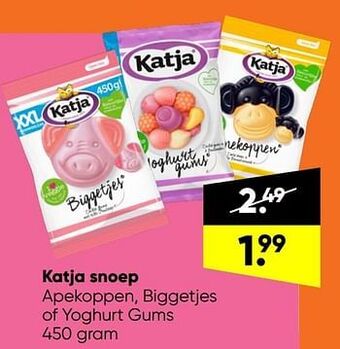 Big Bazar Katja snoep aanbieding