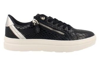 Berca Shoes Sprox Sneaker Laag Dames Vegan Met Functionele Rits - Blauw aanbieding