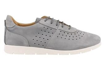 Berca Shoes Darkwood Veterschoen Dames Volledig Leder Ultra Light/soft - Lichtblauw aanbieding