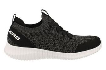 Berca Shoes Skechers Loopschoen Heren Elite Flex Karnel Stretch Fit Air-Cooled Memory Foam - Zwart aanbieding