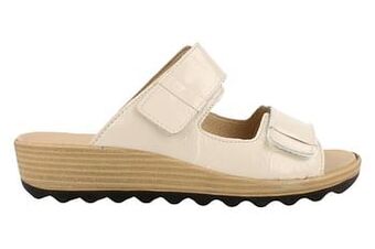 Berca Shoes Romika Slipper Dames Comfort - Beige aanbieding