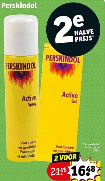 Kruidvat Active gel aanbieding