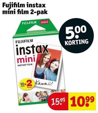 Kruidvat Fujifilm instax mini film aanbieding