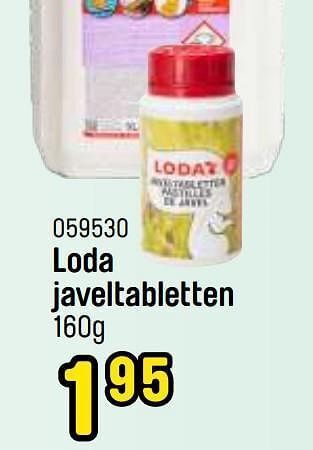 Happyland Loda javeltabletten aanbieding