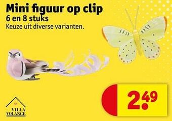Kruidvat Mini figuur op clip aanbieding