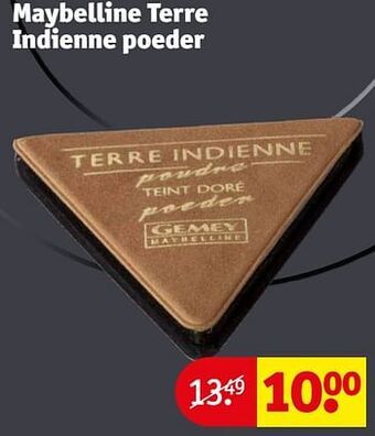 Kruidvat Maybelline terre indienne poeder aanbieding