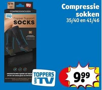 Kruidvat Compressie sokken aanbieding