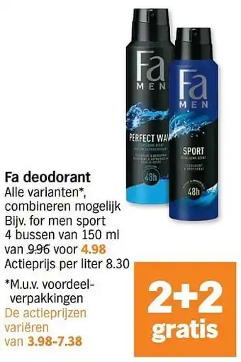 Fa deodorant for men sport