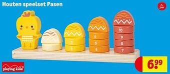 Houten speelset pasen