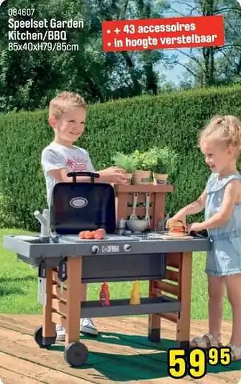 Happyland Speelset garden kitchen-bbq aanbieding
