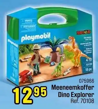 Happyland 075966 meeneemkoffer dino explorer aanbieding