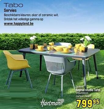 Happyland Sophie studio tafel aanbieding