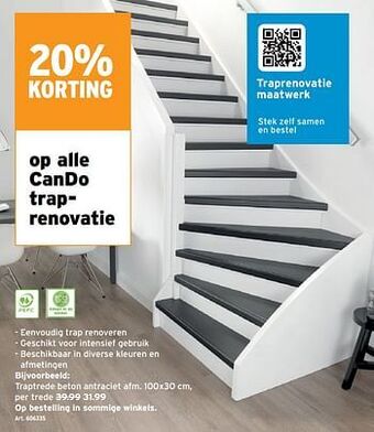GAMMA Traptrede beton antraciet aanbieding