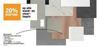 GAMMA Vloertegel legni maso miele aanbieding