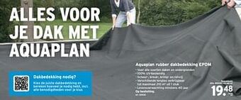 GAMMA Aquaplan rubber dakbedekking epdm aanbieding