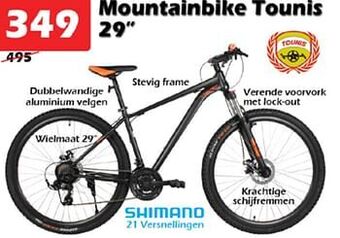 iTEK Mountainbike tounis 29`` aanbieding