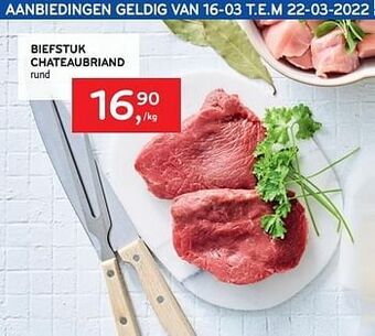 Biefstuk chateaubriand