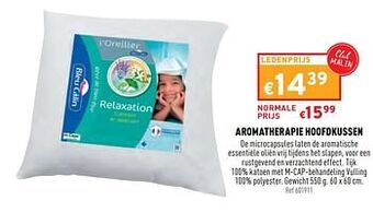 Trafic Aromatherapie hoofdkussen aanbieding