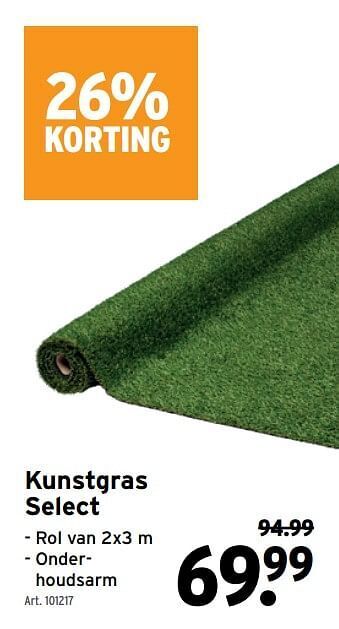 GAMMA Kunstgras select aanbieding