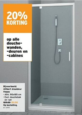 GAMMA Allibert draaideur happy aanbieding