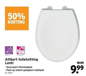 GAMMA Allibert toiletzitting lenti aanbieding